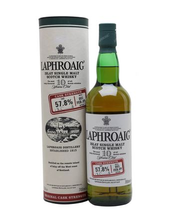 Laphroaig 10 Jahre alt Cask Strength Batch 001 Bottled 2009