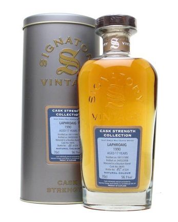Laphroaig 1990 17 Jahre alt Signatory Cask Strength Collection