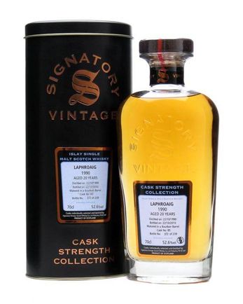 Laphroaig 1990 20 Jahre alt Cask #85 Signatory Cask Strength Collection