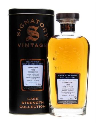 Laphroaig 1990 20 Jahre alt Cask #86 Signatory Cask Strength Collection