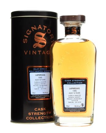 Laphroaig 1995 16 Jahre alt Cask #48 Signatory Cask Strength Collection