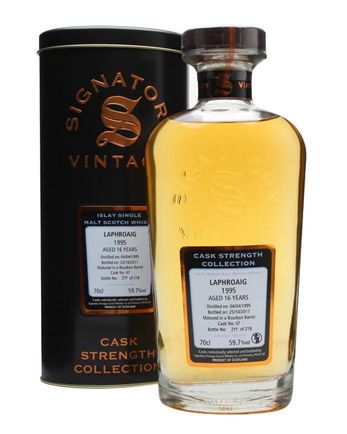 Laphroaig 1995 16 Jahre alt Cask #47 Signatory Cask Strength Collection