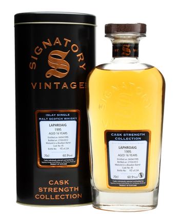 Laphroaig 1995 16 Jahre alt Cask #45 Signatory Cask Strength Collection