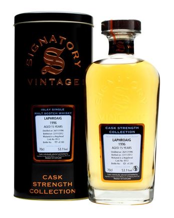 Laphroaig 1996 15 Jahre alt Cask #8512 Signatory Cask Strength Collection
