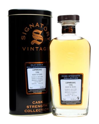 Laphroaig 1996 16 Jahre alt Cask #8514 Signatory Cask Strength Collection