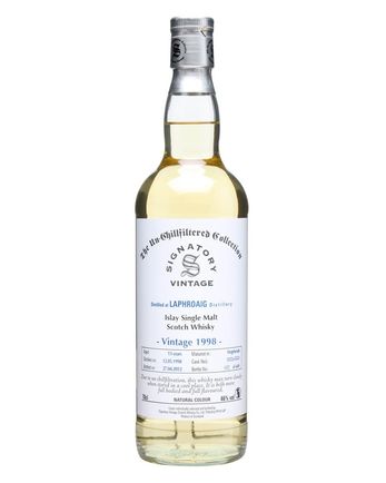 Laphroaig 1998 13 Jahre alt Cask #5552+5553 Signatory Un-Chillfiltered Collection