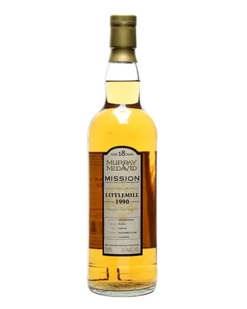Littlemill 1990 18 Jahre alt Bourbon Cask Murray McDavid Mission