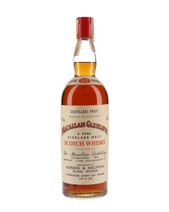 Macallan Glenlivet 1937 32 Jahre alt Sherry Cask G M Gordon & Macphail