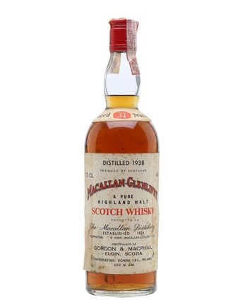 Macallan Glenlivet 1938 31 Jahre alt Sherry Cask G M Gordon & Macphail