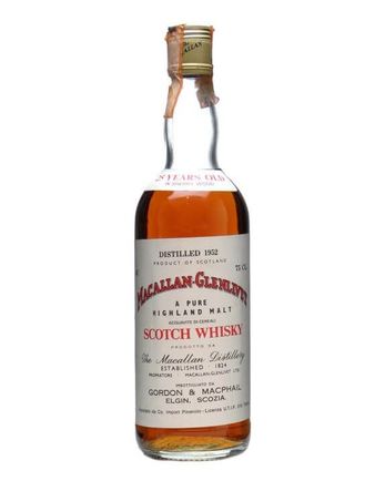 Macallan 1952 25 Jahre alt Gordon & Macphail