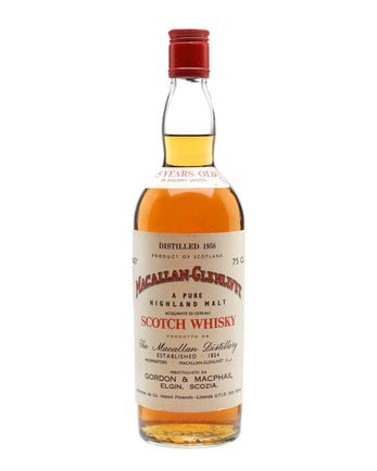 Macallan-Glenlivet 1958 15 Jahre alt Sherry Cask Bottled 1970s Gordon & Macphail