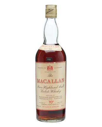 Macallan 10 Jahre alt Bottled 1960s Campbell Hope King