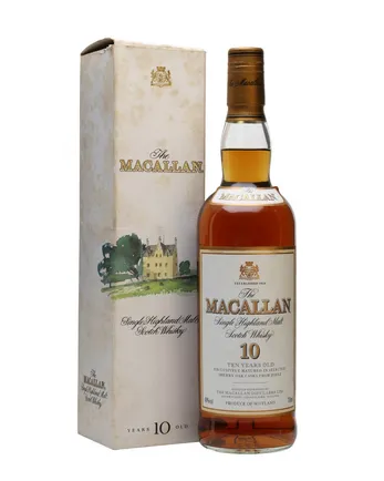 Macallan 10 Jahre alt Sherry Bottled 1980s