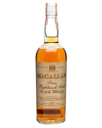 Macallan 1945 Bottled 1960s
