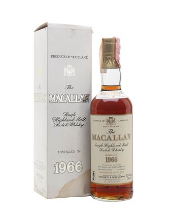 Macallan 1966 18 Jahre alt Vintage Label