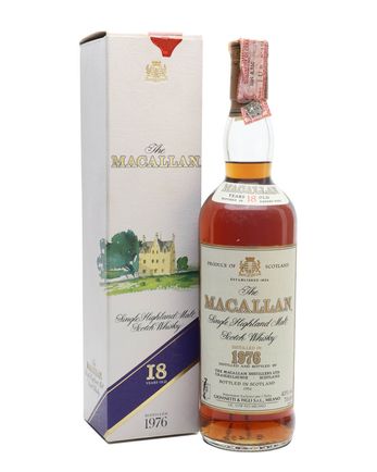 Macallan 1976 18 Jahre alt Vintage Label