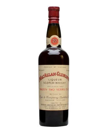 Macallan 22 Jahre alt 1930s