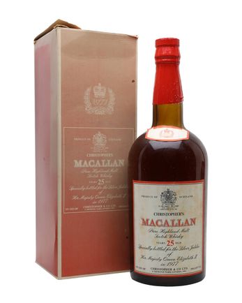Macallan 25 Jahre alt Silver Jubilee Large Bottle