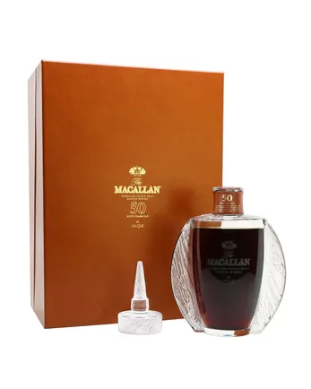 Macallan 50 Jahre alt Lalique Crystal