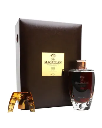Macallan 55 Jahre alt Lalique Crystal Decanter