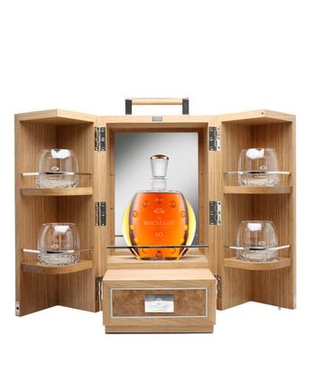 Macallan 1950 60 Jahre alt in Lalique Linley Box