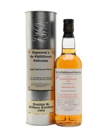Millburn 1983 18 Jahre alt Signatory