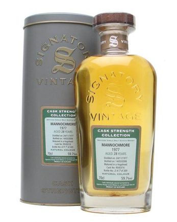 Mannochmore 1977 28 Jahre alt Signatory Cask Strength Collection