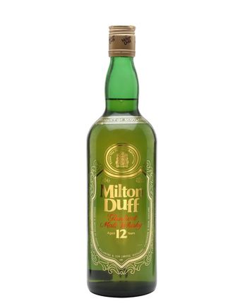 Miltonduff 12 Jahre alt Screen Printed Label