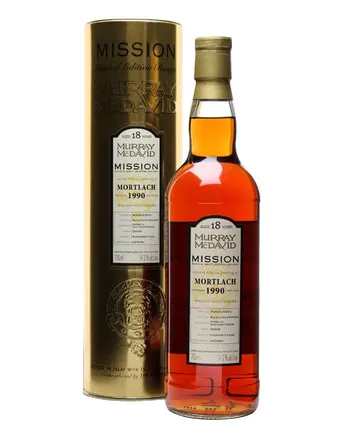 Mortlach 1990 18 Jahre alt Leroy Vosne Roman e Finished Murray McDavid Mission
