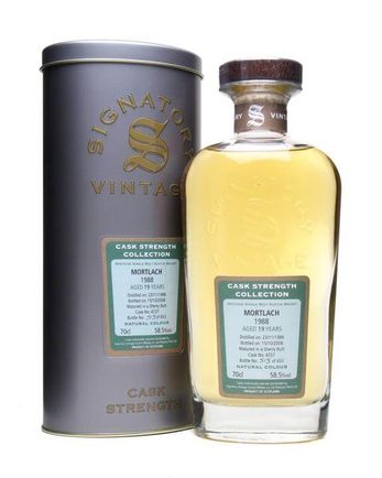 Mortlach 1988 19 Jahre alt Signatory Cask Strength Collection