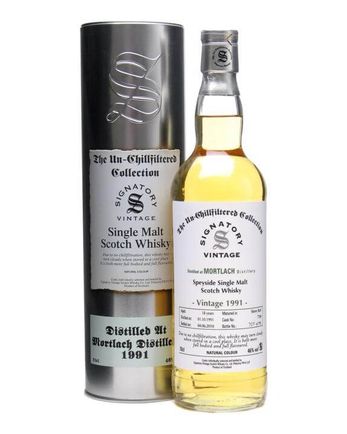 Mortlach 1991 18 Jahre alt Sherry Butt Un Chillfiltered Signatory Un-Chillfiltered Collection