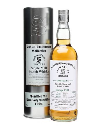 Mortlach 1991 20 Jahre alt Un Chillfiltered Signatory Un-Chillfiltered Collection