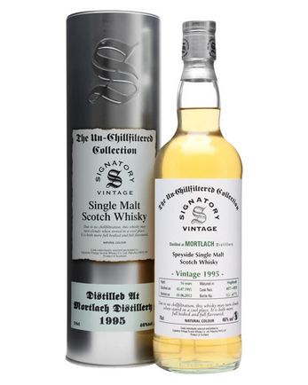Mortlach 1995 16 Jahre alt Casks #4077+8 Signatory Un-Chillfiltered Collection