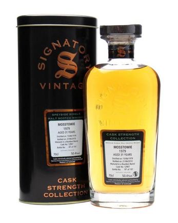 Mosstowie 1979 31 Jahre alt Bourbon Barrel #12907 Signatory Cask Strength Collection