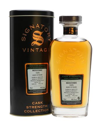 Mosstowie 1979 33 Jahre alt Cask #1307 Signatory Cask Strength Collection