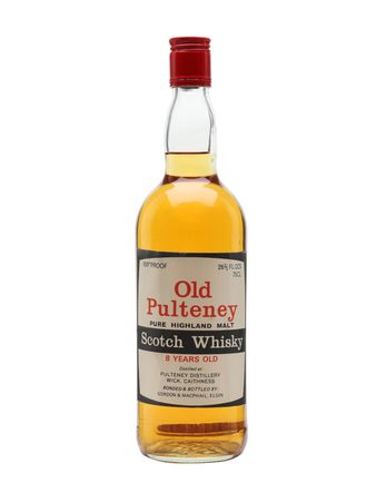 Old Pulteney 8 Jahre alt Bottled 1970s Red Letters Gordon & Macphail