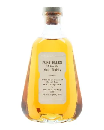 Port Ellen 12 Jahre alt Queen's Visit to Distillery in 1980
