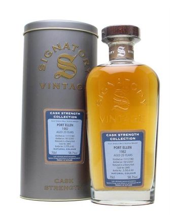Port Ellen 1982 25 Jahre alt Sherry Cask Signatory Cask Strength Collection