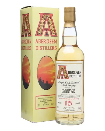 Rosebank 1990 15 Jahre alt Aberdeen Distillers