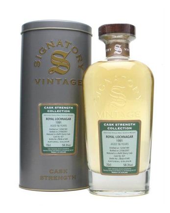 Royal Lochnagar 1991 16 Jahre alt Signatory Vintage Cask