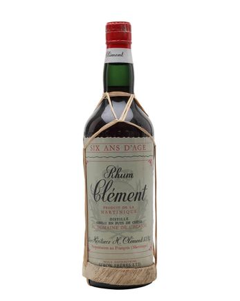 Clement 6 Jahre alt Rhum Bottled 1960s