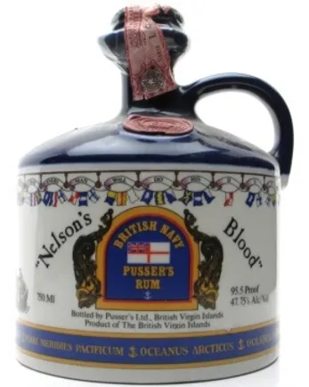 Pusser's Rum Decanter Nelsons Blood
