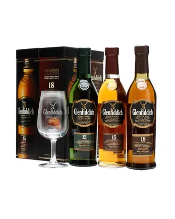Glenfiddich Explorer's Collection 12, 15 & 18 Jahre alt