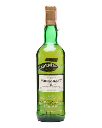 Speyburn Glenlivet 15 Jahre alt Bottled 1991 Cadenhead's