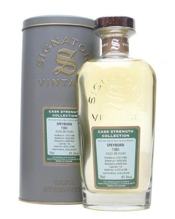 Speyburn 1980 26 Jahre alt Signatory Cask Strength Collection
