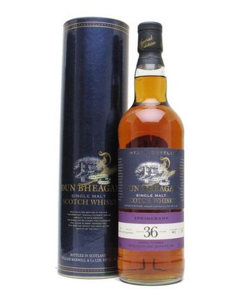 Springbank 1969 36 Jahre alt Cask 411 Dun Bheagan