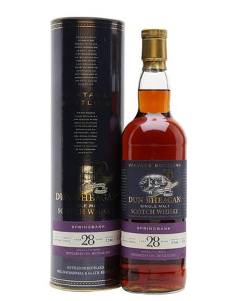 Springbank 1974 28 Jahre alt Dun Bheagan
