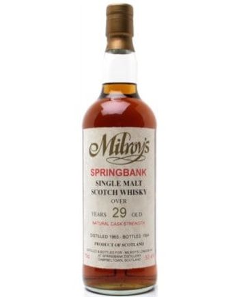 Springbank 1965 29 Jahre alt Dark Milroy's