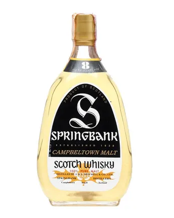 Springbank 8 Jahre alt Oval Bottle Bottled 1970s