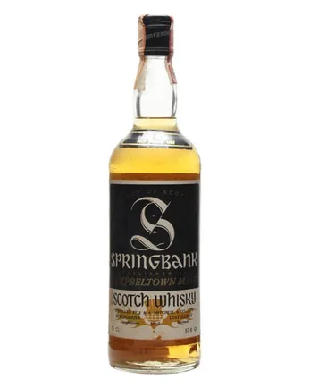 Springbank 10 Jahre alt Bottled 1980s 75cl
